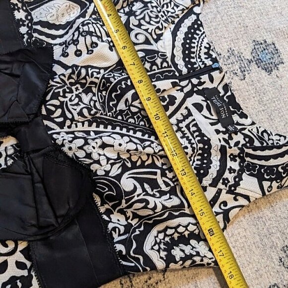 Rickie Freeman Teri Jon black and white Mid  casual dress. Size 4 - Picture 7 of 7